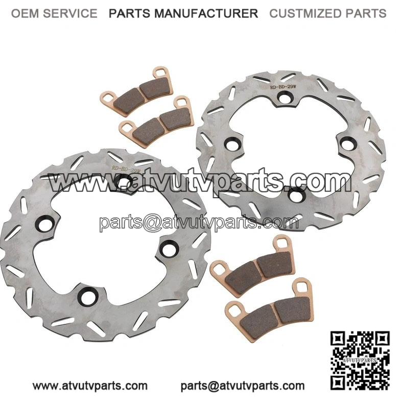 Riptide Rear Brake Rotors and Pads Kit for 2015-2017 Polaris RZR 900 Razor | Rear Brake Assembly
