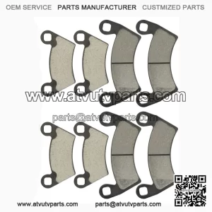 Caltric Front & Rear Brake Pads for Polaris Ranger 800 4x4 EFI (2010-2014) | Complete Brake Set