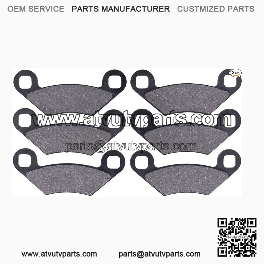 Front and Rear Brake Pads for Polaris Sportsman 400, 450, 500, 550, 570, 800, 850 & Scrambler | Multi-Model Fit