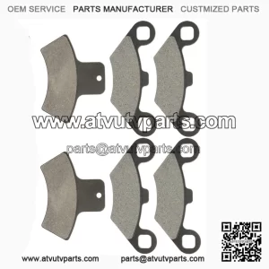 Front Rear Brake Pads for Polaris Scrambler 500 1998-2000 /Sportsman 335 1999-00