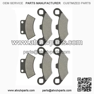 Front Rear Brake Pads for Polaris Sportsman 500 1996 1997