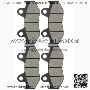 Caltric Front and Rear Brake Pads for for Honda ATC250R 1985 1986