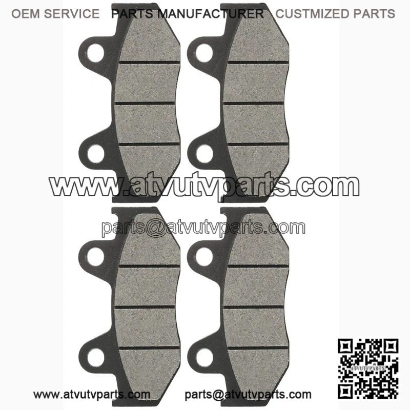 Caltric Front and Rear Brake Pads for for Honda ATC250R 1985 1986