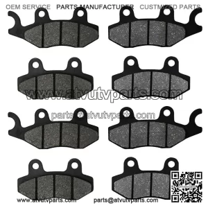 Front&Rear Brake Pads Motorcycle for ATV YXR700F Rhino 700 4x4 Fi 2008-14