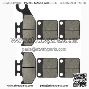 Brake Pads for Grizzly 450 YFM450 4X4 Irs 2007-2008 Front Rear Brakes