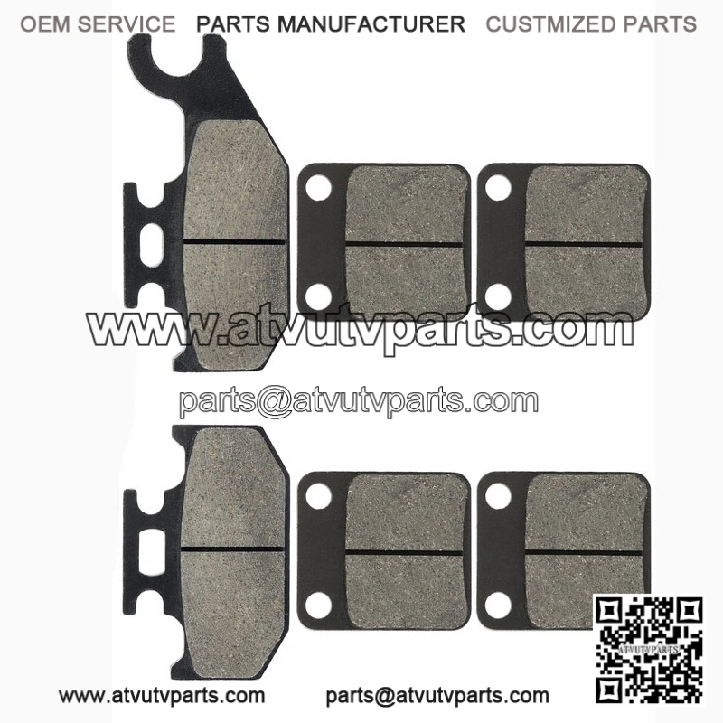 Brake Pads for Grizzly 450 YFM450 4X4 Irs 2007-2008 Front Rear Brakes