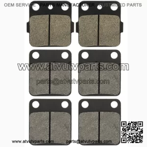 Brake Pads for Banshee 350 YFZ350 1990-2006 Front Rear Brakes