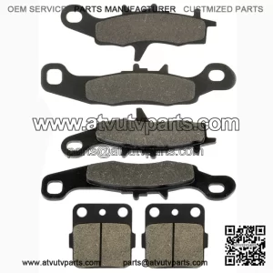 Brake Pads for Kawasaki KFX450R KFX 450 R 2008-2014 Front Rear Brakes
