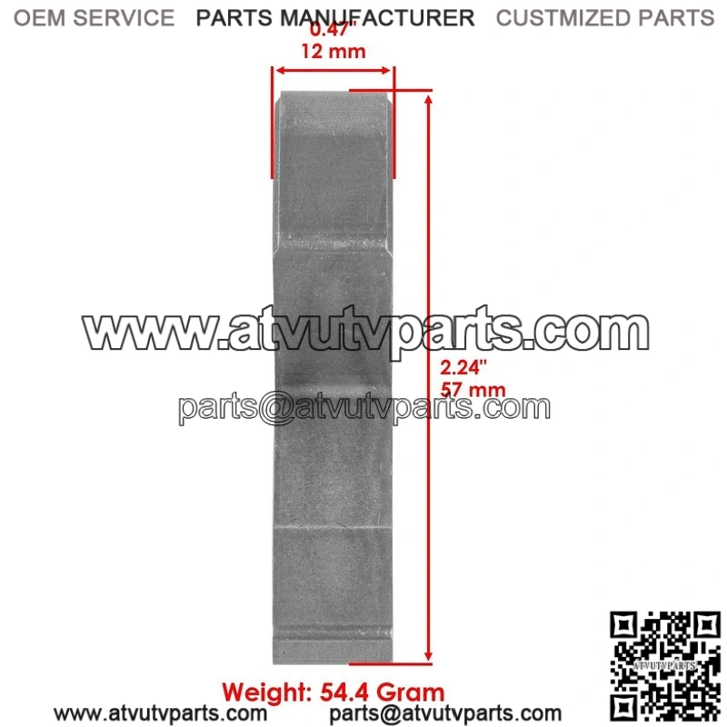 23-54 Primary Clutch Shift Weight for Polaris Sportsman Touring EPS 550 2012-14 - Image 2