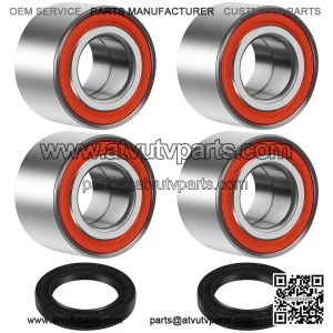 Can-Am Defender Maverick Wheel Bearings Kit - Complete 4 Pcs Set for Front & Rear Axles