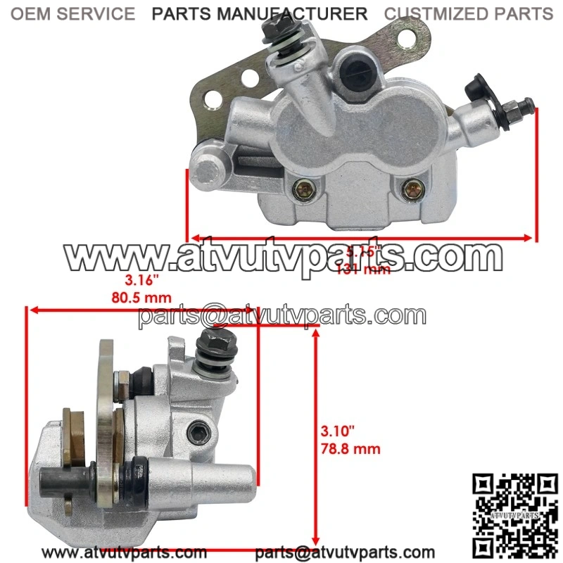 For Suzuki LT R450 LTR450 QuadRacer 2006-2011 Front Left Brake Caliper W/ Pads - Image 2