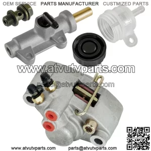 Rear Brake Caliper with Master Cylinder and Reservoir for Polaris Trail Blazer 250 2001-2003