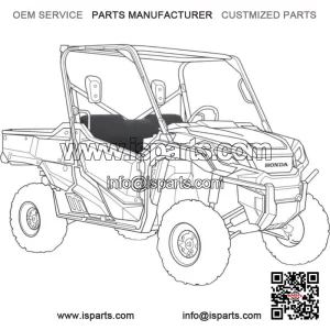 Seat Cover for Honda Pioneer 1000 16-22 SXS Off Road UTV