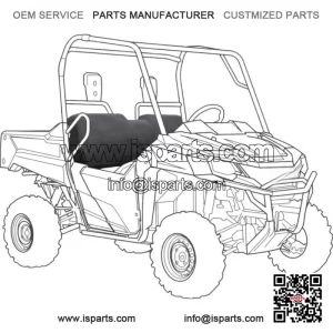 Canvas Seat Cover for Honda Pioneer 700 (2014 On)
