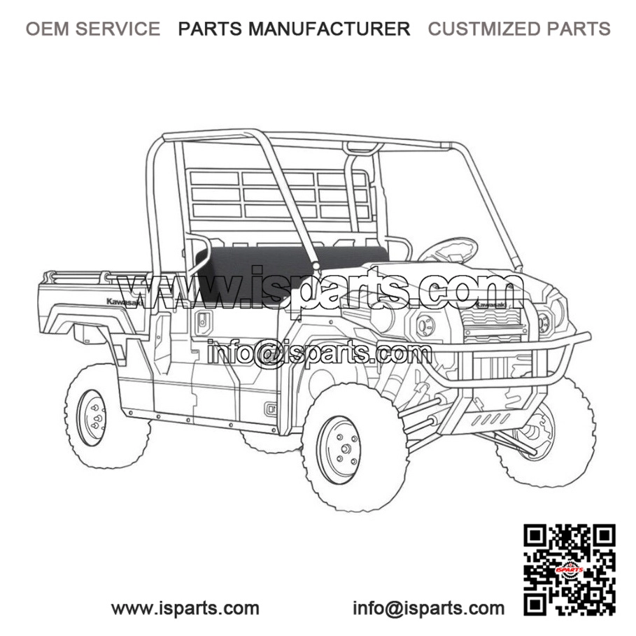Canvas Seat Cover for Kawasaki Mule Pro DX 1000 Diesel (2017 and Up)