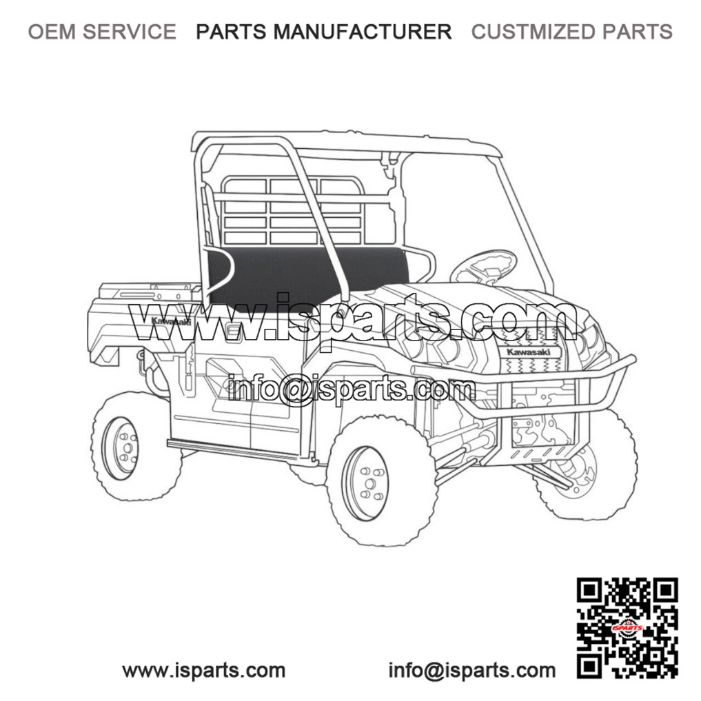 Canvas Seat Cover for Kawasaki Mule Pro MX 700 (2018 and Up)
