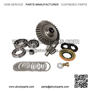 Rear Differential Ring and Pinion Gear Set with Bearings and Seal Kit, 1652 Canam G2.