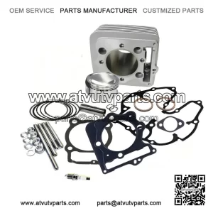 For 400EX 400X ?C 87mm Big Bore Kit +2 Cylinder Piston 416cc Top End Rebuild Parts Kit.